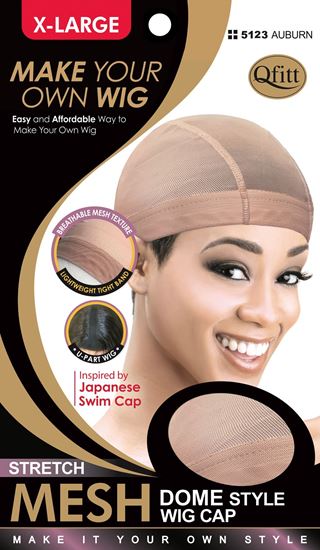 QFitt Mesh Dome Style Wig Cap-X-Large - Beauty Bar & Supply