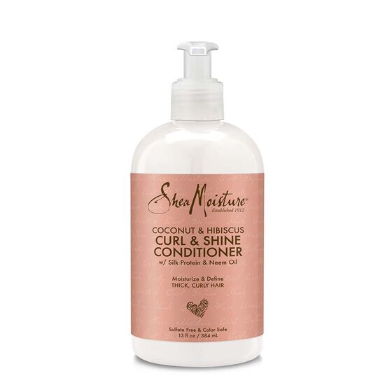 Shea Moisture Coconut &amp; Hibiscus Curl &amp; Shine Conditioner - Beauty Bar & Supply