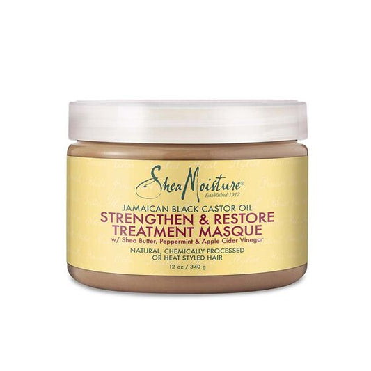 Shea Moisture Jamaican Black Castor Oil Strengthen &amp; Restore Treatment Masque - Beauty Bar & Supply