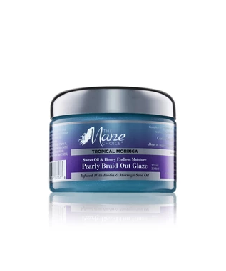 The Mane Choice Tropical Moringa Sweet Oil &amp; Honey Endless Moisture Pearly Braid Out Glaze - Beauty Bar & Supply