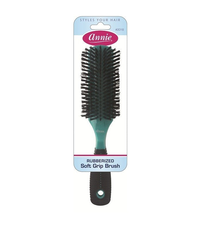 Annie Rubberized Soft Grip Brush #2018 - Beauty Bar & Supply