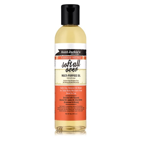 Aunt Jackie&#039;s Curls &amp; Coils Flaxseed Recipes Soft All Over Multi-Purpose Oil - Beauty Bar & Supply