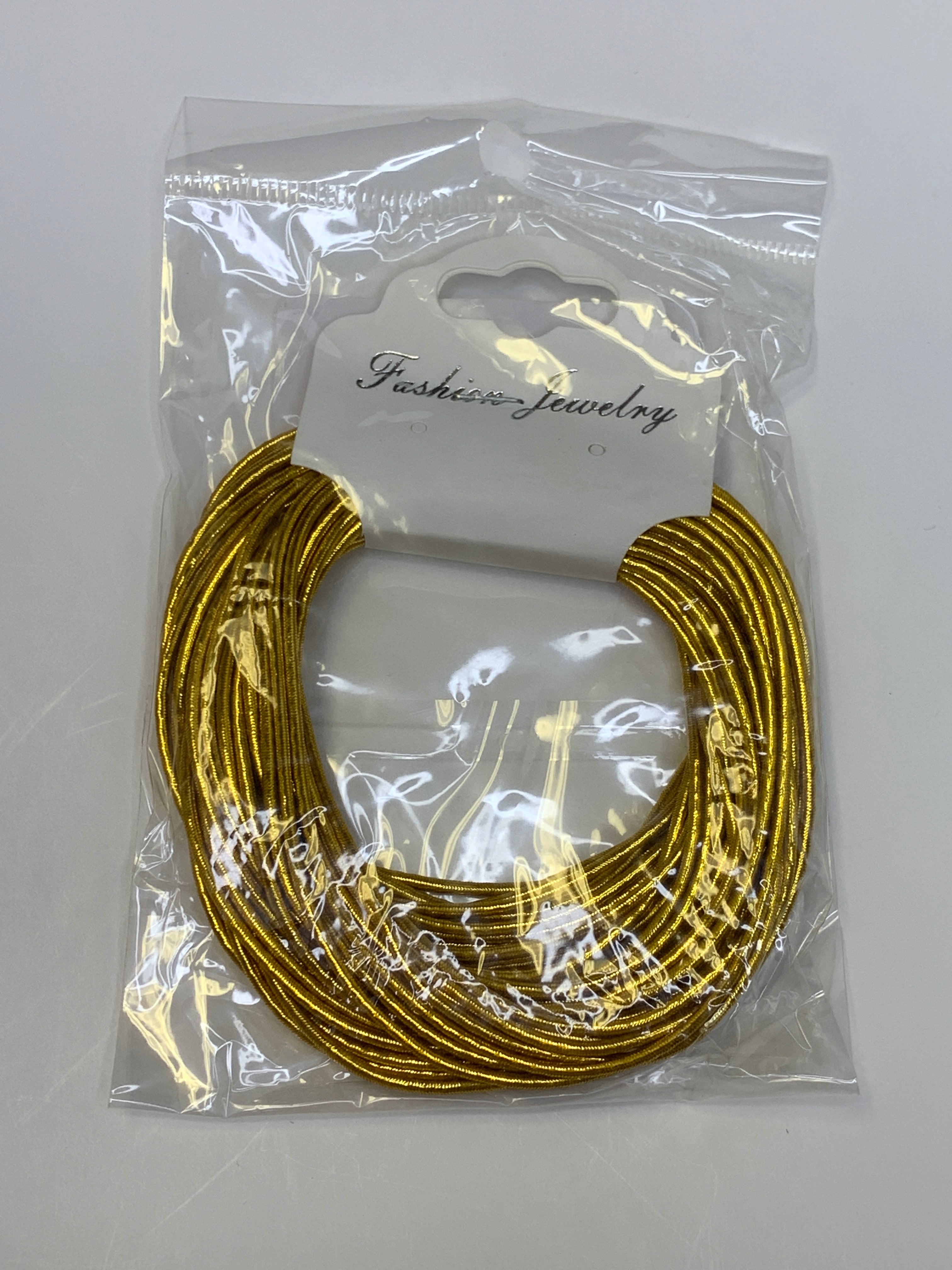 Fashion Jewelry Braiding String-Gold - Beauty Bar & Supply