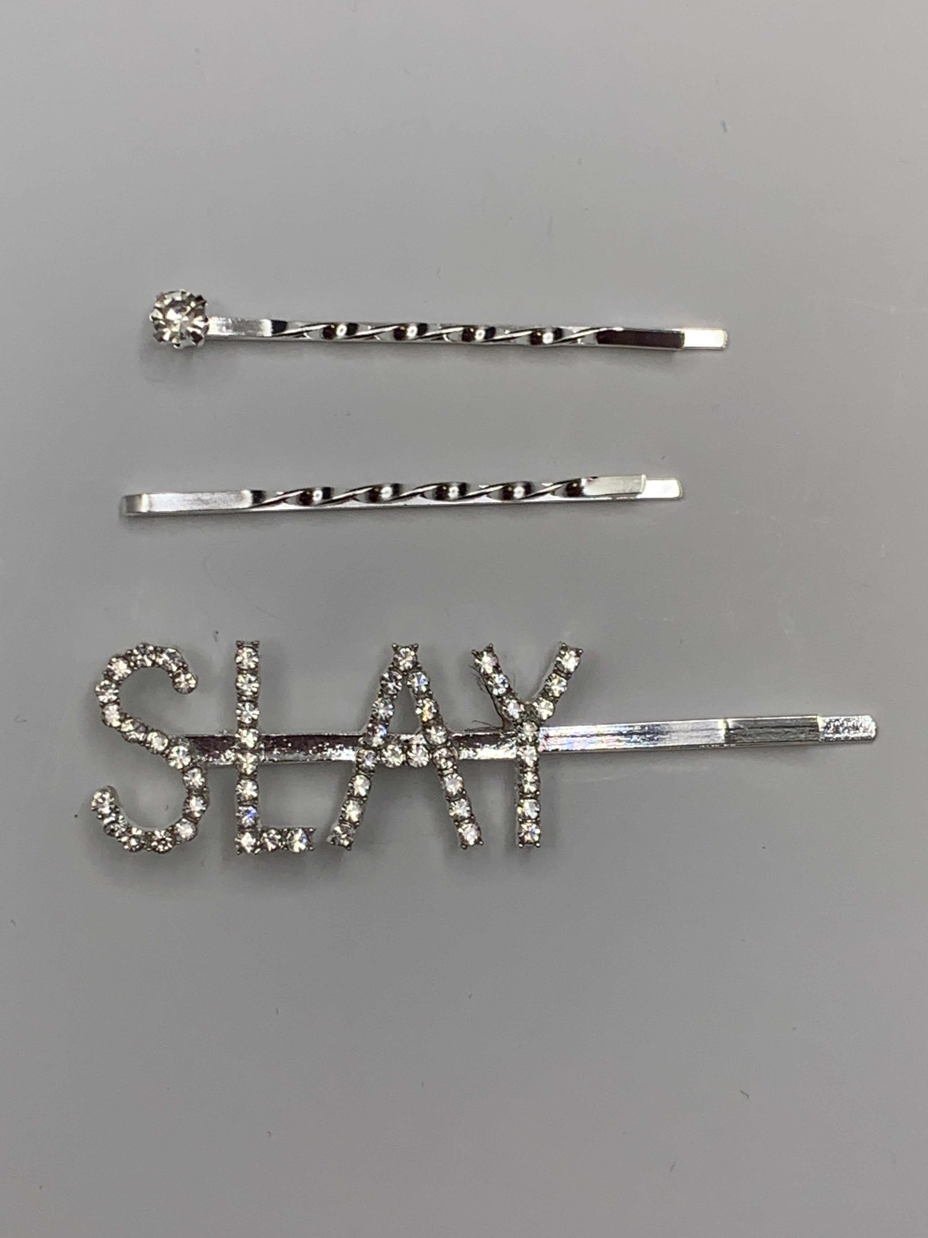 Magic Girl Collection Rhinestone Bobby Pin 3PCS-Slay - Beauty Bar & Supply