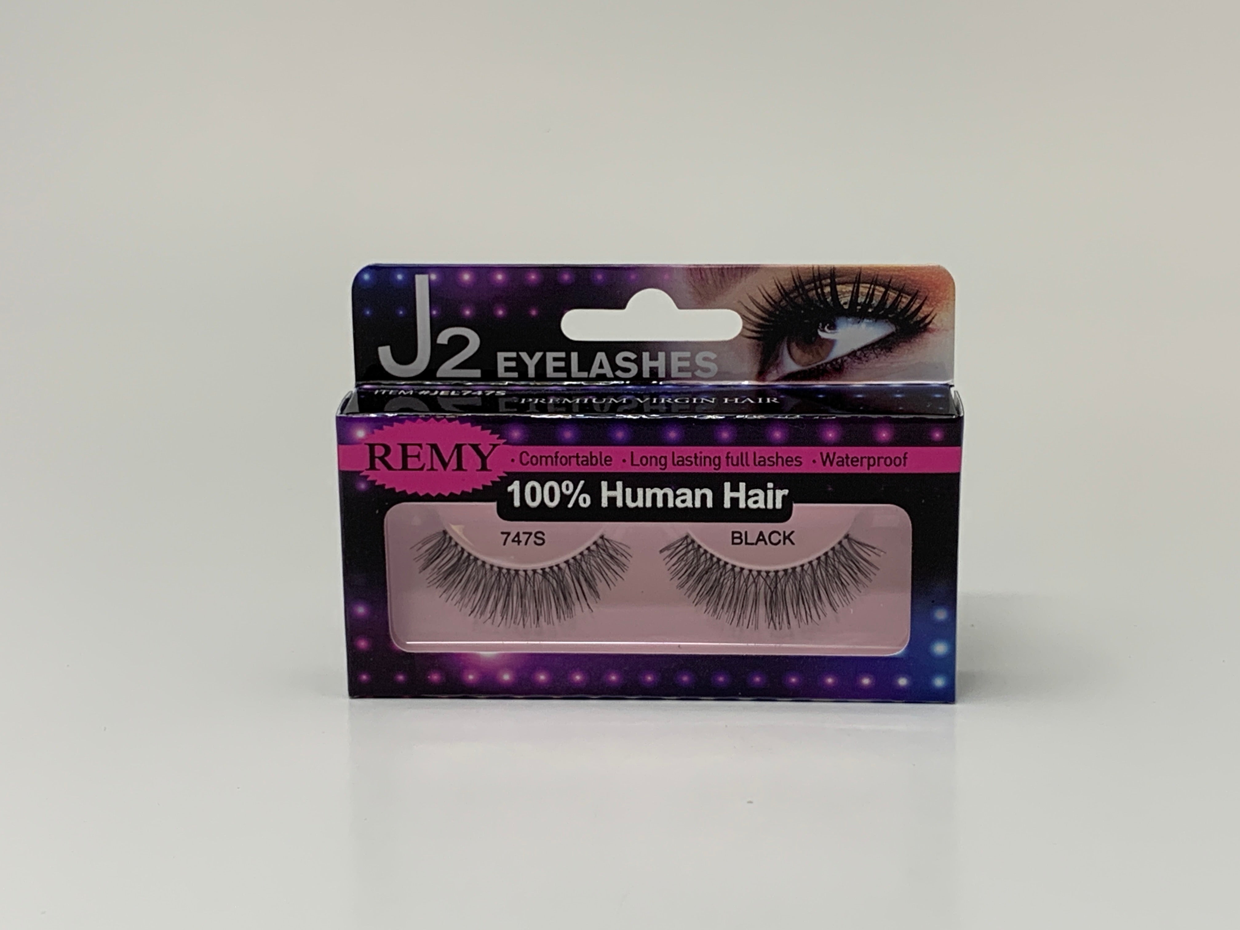 J2 Eyelashes Remy #747S - Beauty Bar & Supply