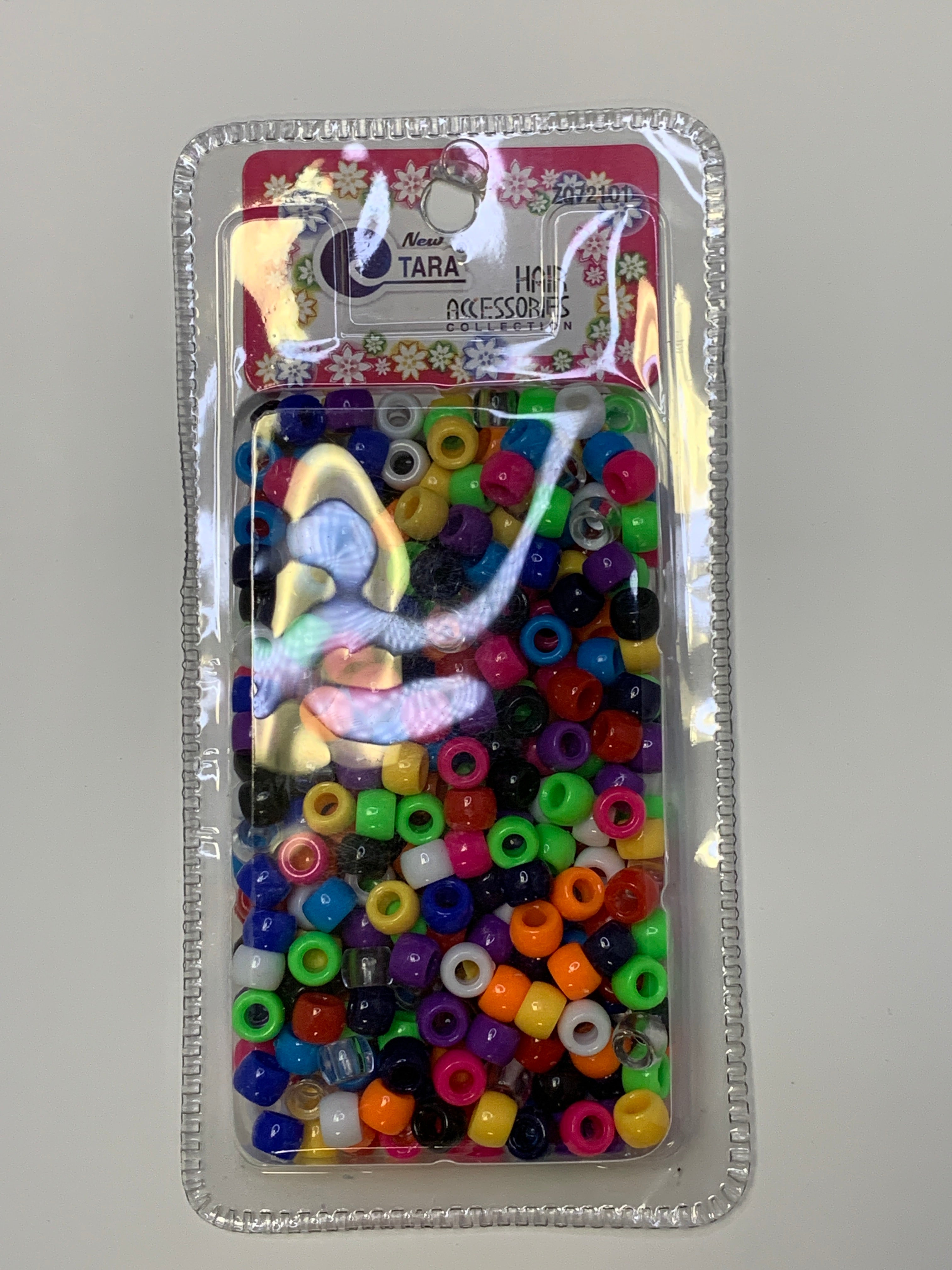 Tara Hair Accessories 500pc Beads-Multi Colored - Beauty Bar & Supply