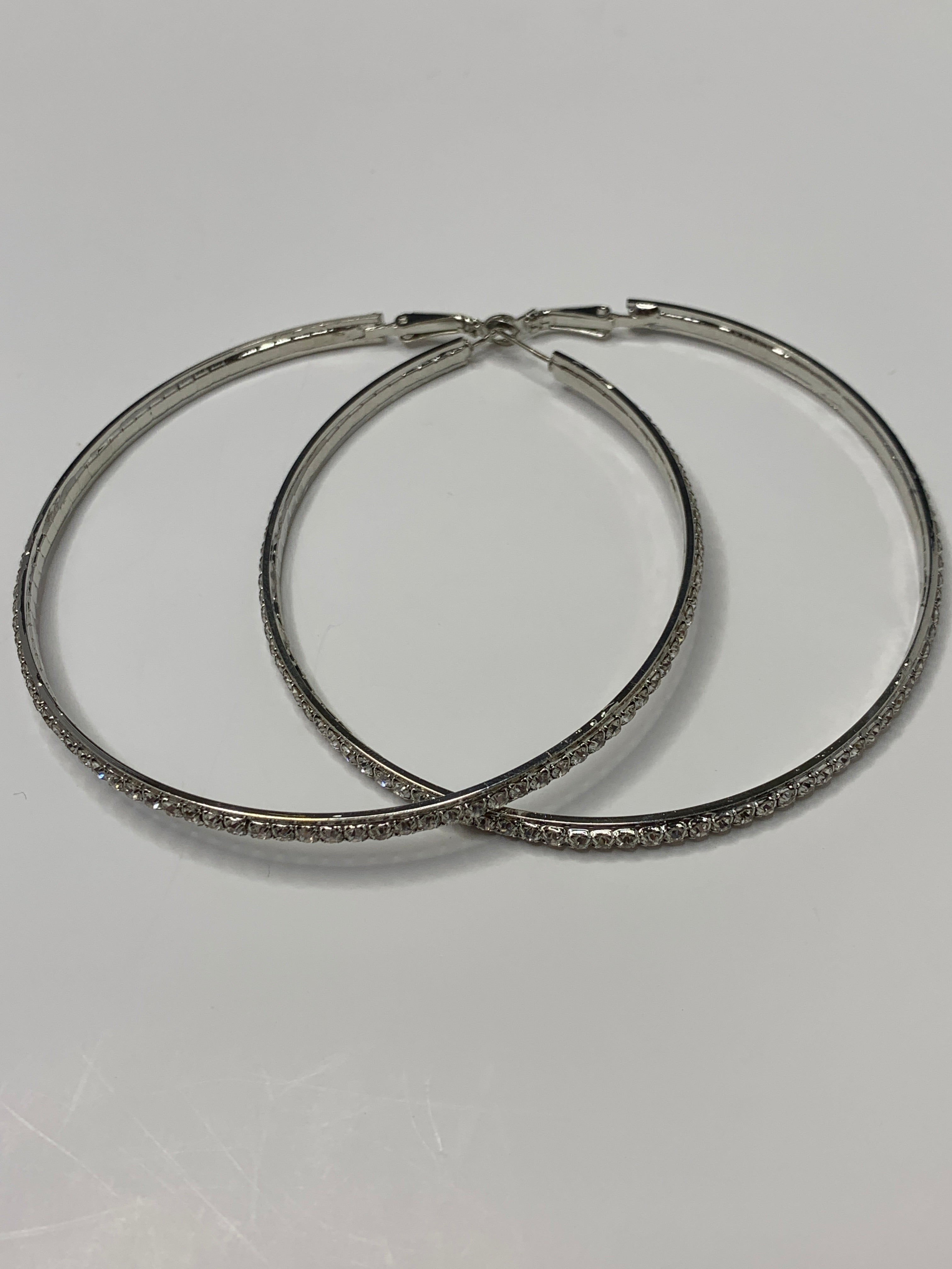 Diva Single Bar Jr Hoop Earring 80G 7738 JF180S - Beauty Bar & Supply