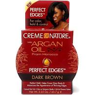 Creme of Nature with Argan Oil-Perfect Edges (Dark Brown) - Beauty Bar & Supply