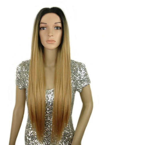 WannaBe Premium Synthetic Lace Front Wig- Jade - Beauty Bar & Supply