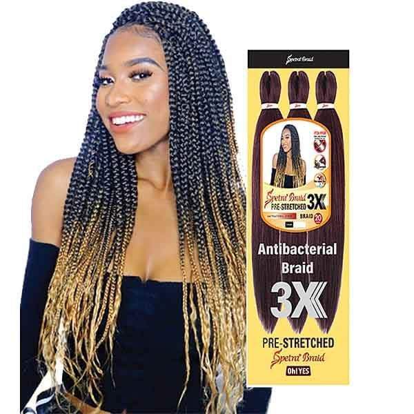 Oh Yes! Ez Spetra Braid Pre Stretched  Braiding Hair 26&quot; 3x - Beauty Bar & Supply