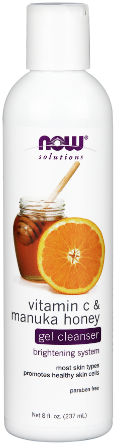 NOW Vitamin C &amp; Manuka Honey Gel Cleanser - Beauty Bar & Supply