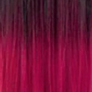 A Rainbow Gradient Color Hair Pre-Stretched Crocheted Hair Filament 26 Inches, Size: One size, Pink