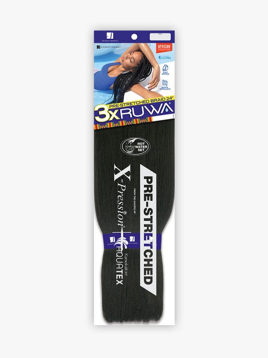Sensationnel Ruwa 3x Pre-Stretched Braid 24&quot; - Beauty Bar & Supply