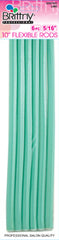 Brittny 10&quot; Long Flexible Rods 6 PCS - Beauty Bar & Supply