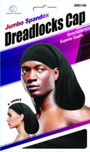 Dream Jumbo Spandex Dreadlocks Cap DRE115B - Beauty Bar & Supply
