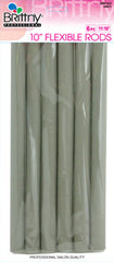 Brittny 10&quot; Long Flexible Rods 6 PCS - Beauty Bar & Supply