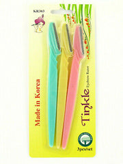 Tinkle Eyebrow Razor 3 pack KR303 - Beauty Bar & Supply