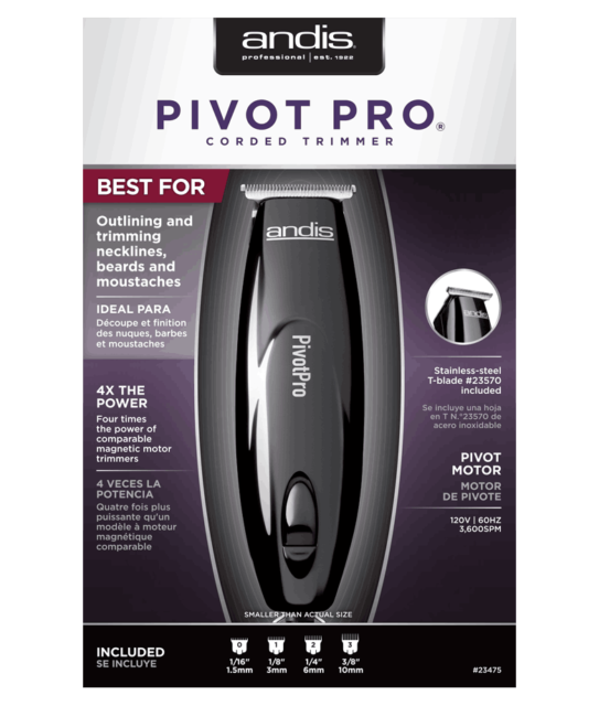 Andis 234575 Pivot Pro Corded Trimmer - Beauty Bar & Supply